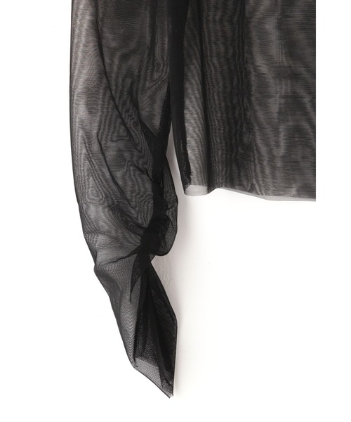 FREE'S MART(フリーズマート)の「◇シースルーハイネックカットソー(Tシャツ/カットソー・レディース・ホワイト/ブラック・FREE)」の9枚目の写真