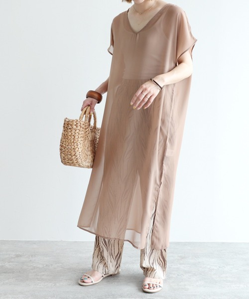 reca(レカ)の「ゼブラ柄プリントパンツ(その他パンツ・レディース・ブラウン/ベージュ・FREE)」の6枚目の写真