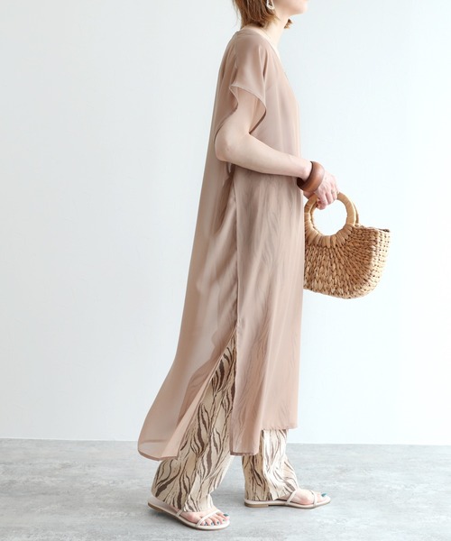 reca(レカ)の「ゼブラ柄プリントパンツ(その他パンツ・レディース・ブラウン/ベージュ・FREE)」の8枚目の写真