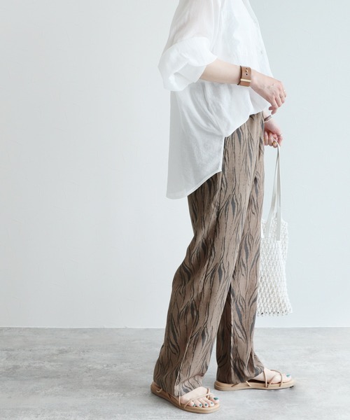 reca(レカ)の「ゼブラ柄プリントパンツ(その他パンツ・レディース・ブラウン/ベージュ・FREE)」の15枚目の写真