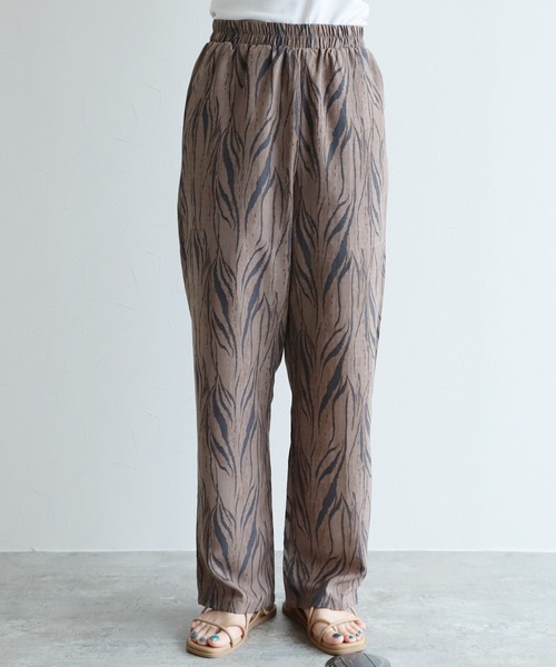 reca(レカ)の「ゼブラ柄プリントパンツ(その他パンツ・レディース・ブラウン/ベージュ・FREE)」の20枚目の写真