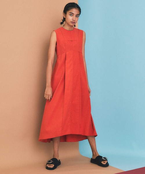 INella（イネラ）の「リネンミックスステッチワンピース