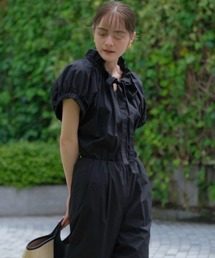 cadune 36 オールインワン　川上桃子 CADUNE ≪川上桃子さんコラボ≫袖フリルオールインワンの通販 by