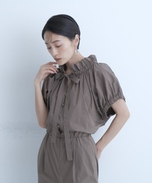 cadune 36 オールインワン　川上桃子 CADUNE ≪川上桃子さんコラボ≫袖フリルオールインワンの通販 by