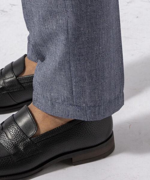 NOLLEY'S goodman（ノーリーズグッドマン）の「COOL DOTS セットアップ パンツ (※着やすさ動きやすさを追求した快適素材)（その他パンツ・メンズ・ライトブルー/グレー/インディゴブルー・SMALL/MEDIUM/LARGE/X-LARGE）」の9枚目の写真