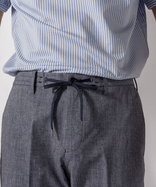 NOLLEY'S goodman（ノーリーズグッドマン）の「COOL DOTS セットアップ パンツ (※着やすさ動きやすさを追求した快適素材)（その他パンツ・メンズ・ライトブルー/グレー/インディゴブルー・SMALL/MEDIUM/LARGE/X-LARGE）」の12枚目の写真