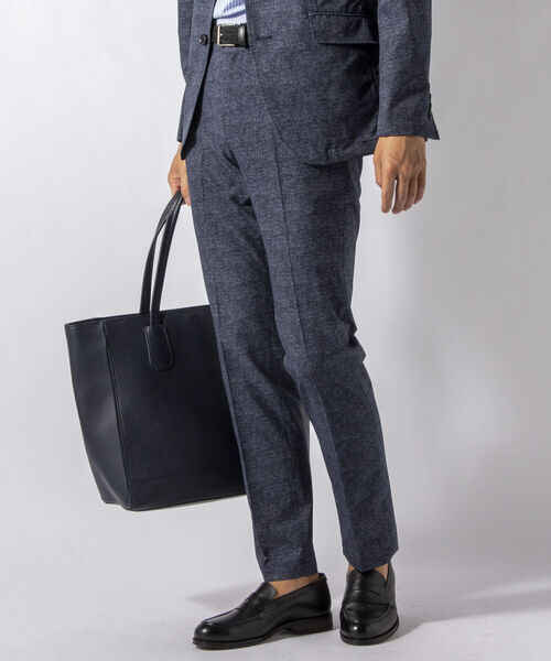 NOLLEY'S goodman（ノーリーズグッドマン）の「COOL DOTS セットアップ パンツ (※着やすさ動きやすさを追求した快適素材)（その他パンツ・メンズ・ライトブルー/グレー/インディゴブルー・SMALL/MEDIUM/LARGE/X-LARGE）」の14枚目の写真