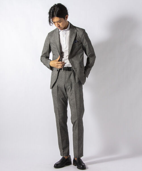 NOLLEY'S goodman（ノーリーズグッドマン）の「COOL DOTS セットアップ パンツ (※着やすさ動きやすさを追求した快適素材)（その他パンツ・メンズ・ライトブルー/グレー/インディゴブルー・SMALL/MEDIUM/LARGE/X-LARGE）」の17枚目の写真