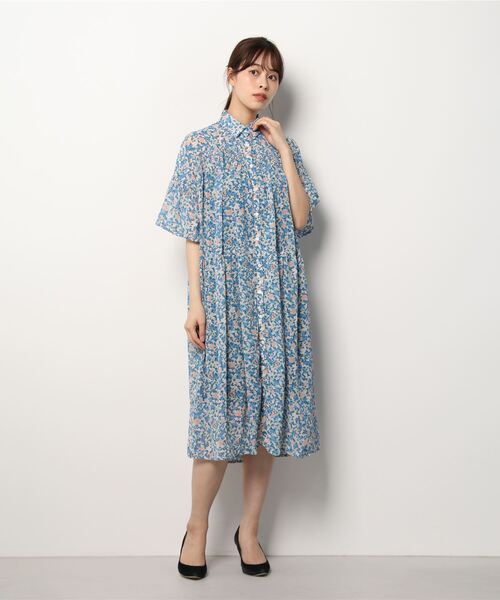 sandy（サンディー）の「レギュラーカラーシャーリングシャツワンピース（シャツワンピース・レディース・その他1/その他2/その他3/その他4・FREE）」の4枚目の写真