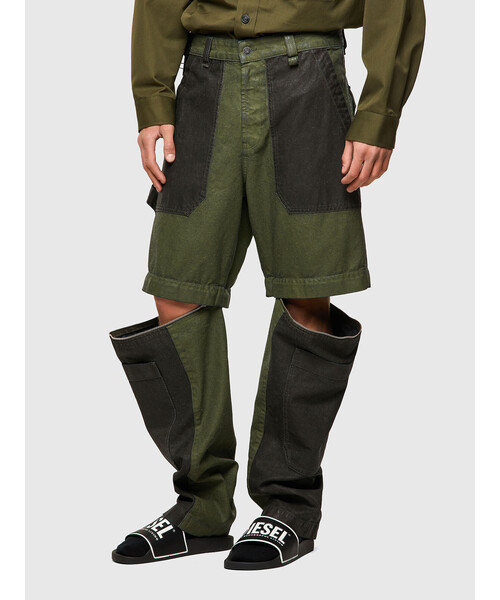 DIESEL（ディーゼル）の「DIESEL FW21 メンズ テーパード ミリタリー カーゴ カラーパンツ（カーゴパンツ・メンズ・グリーン系その他・28inch/26inch/30inch/32inch/34inch/36inch）」の3枚目の写真