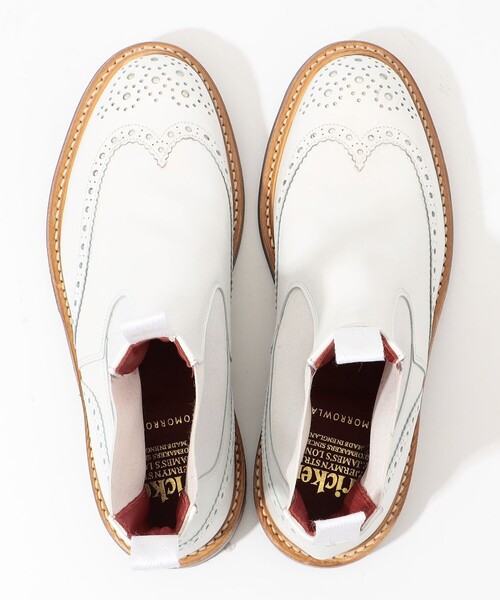 TOMORROWLAND （トゥモローランド）の「【別注】Tricker's×TOMORROWLAND カウレザー サイドゴアブーツ（ブーツ・メンズ・ホワイト/ブラック/キャメル・6/8/7/9）」の9枚目の写真