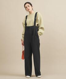 BEAUTY&YOUTH UNITED ARROWS | BY ハイウエストサロペット -ウォッシャブルｰ ∴(サロペット/オーバーオール)