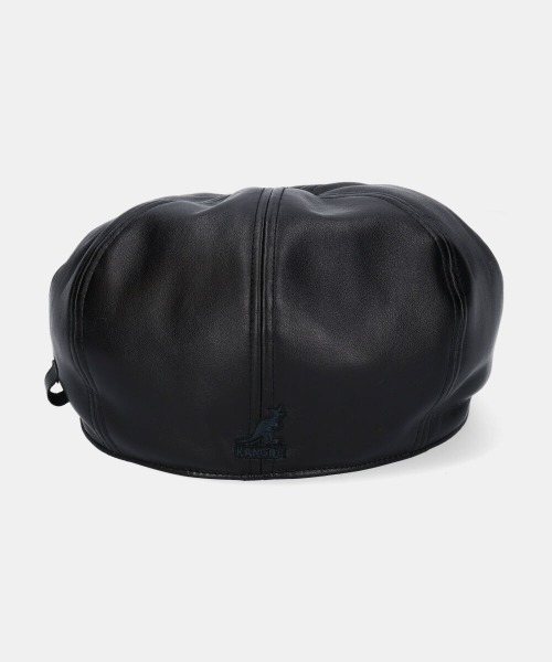 KANGOL(カンゴール)の「KANGOL Faux Leather Cap(ハンチング/ベレー帽・メンズ・ブラック・MEDIUM/X-LARGE/LARGE)」の16枚目の写真