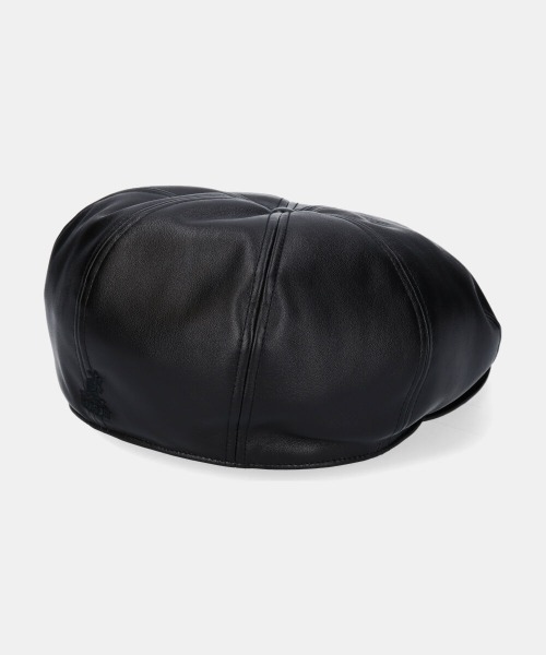 KANGOL(カンゴール)の「KANGOL Faux Leather Cap(ハンチング/ベレー帽・メンズ・ブラック・MEDIUM/X-LARGE/LARGE)」の14枚目の写真