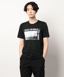【BLUE STANDARD/ブルースタンダード】やわらか天竺素材 プリントTシャツ