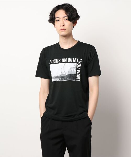Blue Standard (ブルースタンダード)の「【BLUE STANDARD/ブルースタンダード】やわらか天竺素材 プリントTシャツ(Tシャツ/カットソー・メンズ・ホワイト/ブラック/ネイビー/オリーブ/カーキ/サックスブルー/ピンク/ブルー/その他1/その他2/その他3/その他4/ホワイト系その他/その他16/その他9/その他7/ピンク系その他/ブルー系その他/その他11/その他15/グリーン系その他/その他13/その他10/その他6/その他12/その他14/ブラック系その他/その他8・MEDIUM/LARGE/X-LARGE)」の5枚目の写真