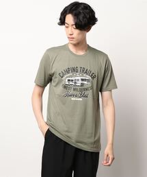 【BLUE STANDARD/ブルースタンダード】やわらか天竺素材 プリントTシャツ
