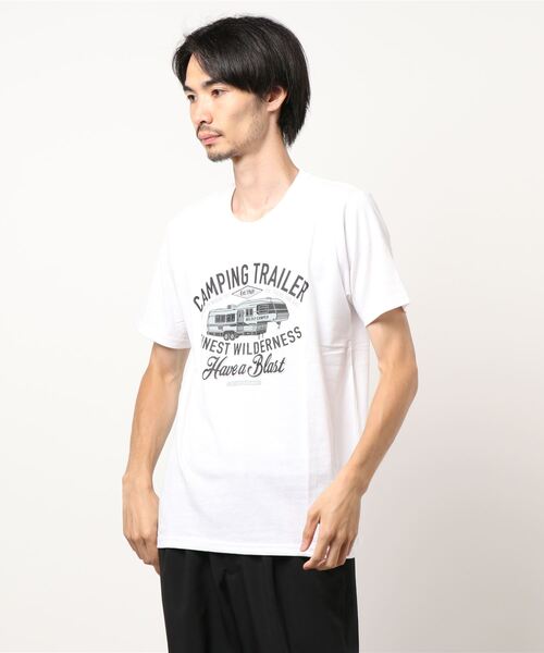 Blue Standard (ブルースタンダード)の「【BLUE STANDARD/ブルースタンダード】やわらか天竺素材 プリントTシャツ(Tシャツ/カットソー・メンズ・ホワイト/ブラック/ネイビー/オリーブ/カーキ/サックスブルー/ピンク/ブルー/その他1/その他2/その他3/その他4/ホワイト系その他/その他16/その他9/その他7/ピンク系その他/ブルー系その他/その他11/その他15/グリーン系その他/その他13/その他10/その他6/その他12/その他14/ブラック系その他/その他8・MEDIUM/LARGE/X-LARGE)」の18枚目の写真