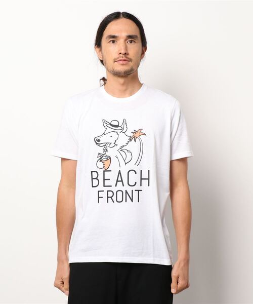 Blue Standard (ブルースタンダード)の「【BLUE STANDARD/ブルースタンダード】やわらか天竺素材 プリントTシャツ(Tシャツ/カットソー・メンズ・ホワイト/ブラック/ネイビー/オリーブ/カーキ/サックスブルー/ピンク/ブルー/その他1/その他2/その他3/その他4/ホワイト系その他/その他16/その他9/その他7/ピンク系その他/ブルー系その他/その他11/その他15/グリーン系その他/その他13/その他10/その他6/その他12/その他14/ブラック系その他/その他8・MEDIUM/LARGE/X-LARGE)」の20枚目の写真