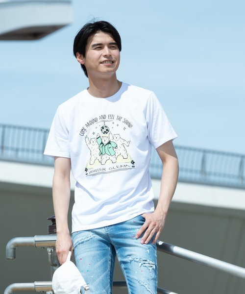 Blue Standard (ブルースタンダード)の「【BLUE STANDARD/ブルースタンダード】やわらか天竺素材 プリントTシャツ(Tシャツ/カットソー・メンズ・ホワイト/ブラック/ネイビー/オリーブ/カーキ/サックスブルー/ピンク/ブルー/その他1/その他2/その他3/その他4/ホワイト系その他/その他16/その他9/その他7/ピンク系その他/ブルー系その他/その他11/その他15/グリーン系その他/その他13/その他10/その他6/その他12/その他14/ブラック系その他/その他8・MEDIUM/LARGE/X-LARGE)」の17枚目の写真