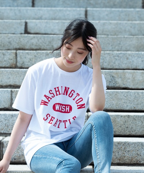 Blue Standard (ブルースタンダード)の「【BLUE STANDARD/ブルースタンダード】やわらか天竺素材 プリントTシャツ(Tシャツ/カットソー・メンズ・ホワイト/ブラック/ネイビー/オリーブ/カーキ/サックスブルー/ピンク/ブルー/その他1/その他2/その他3/その他4/ホワイト系その他/その他16/その他9/その他7/ピンク系その他/ブルー系その他/その他11/その他15/グリーン系その他/その他13/その他10/その他6/その他12/その他14/ブラック系その他/その他8・MEDIUM/LARGE/X-LARGE)」の3枚目の写真