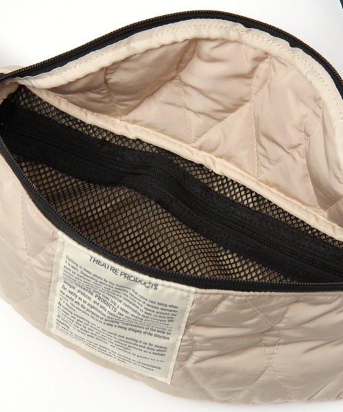 THEATRE PRODUCTS(シアタープロダクツ)の「【THEATRE PRODUCTS(シアタープロダクツ)】キルトボディバッグ(ボディバッグ/ウエストポーチ・レディース・ブラック/アイボリー・FREE)」の12枚目の写真