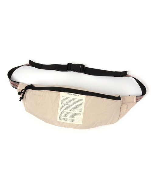 THEATRE PRODUCTS(シアタープロダクツ)の「【THEATRE PRODUCTS(シアタープロダクツ)】キルトボディバッグ(ボディバッグ/ウエストポーチ・レディース・ブラック/アイボリー・FREE)」の15枚目の写真