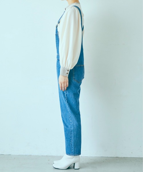 ANGIE（アンジー）の「デニムオーバーオール（サロペット/オーバーオール・レディース・ブラック/ブルー・MEDIUM/LARGE）」の21枚目の写真