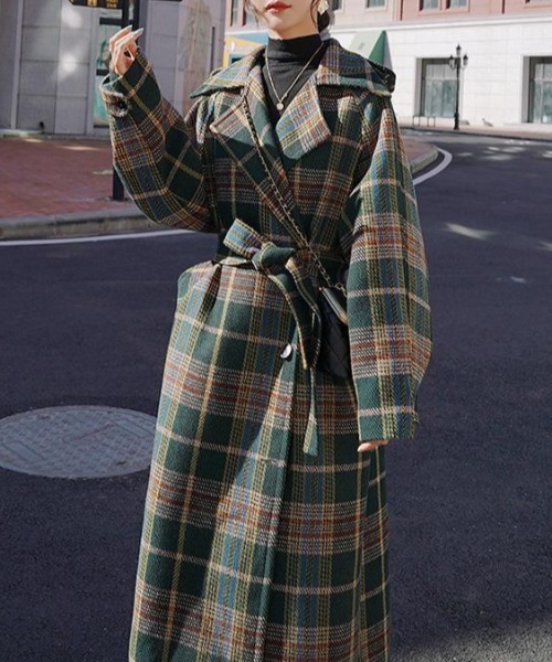 ABITOKYO（アビトーキョー）の「ウエストマークチェック柄チェスター