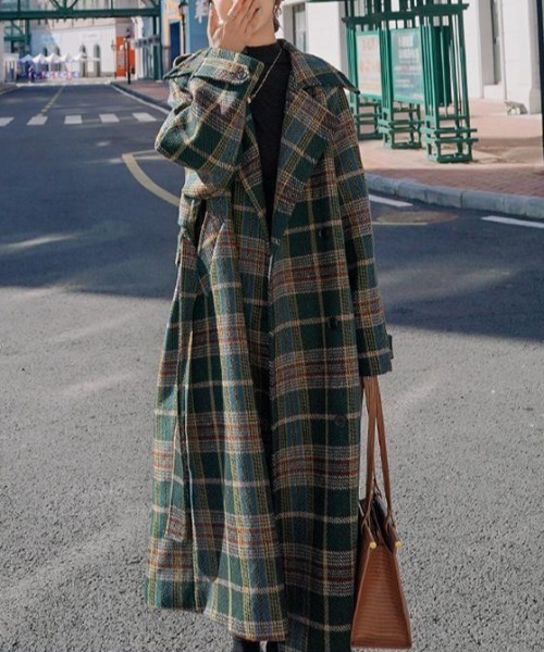 ABITOKYO（アビトーキョー）の「ウエストマークチェック柄チェスター