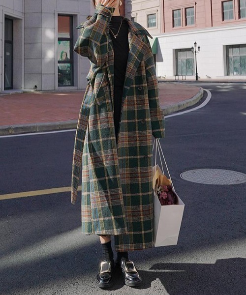 ABITOKYO（アビトーキョー）の「ウエストマークチェック柄チェスター