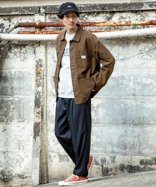 coen(コーエン)の「Wフェイスツイルタックイージーパンツ(スラックス・メンズ・ブラック/ベージュ/ネイビー/グレー・SMALL/MEDIUM/LARGE/X-LARGE)」の21枚目の写真