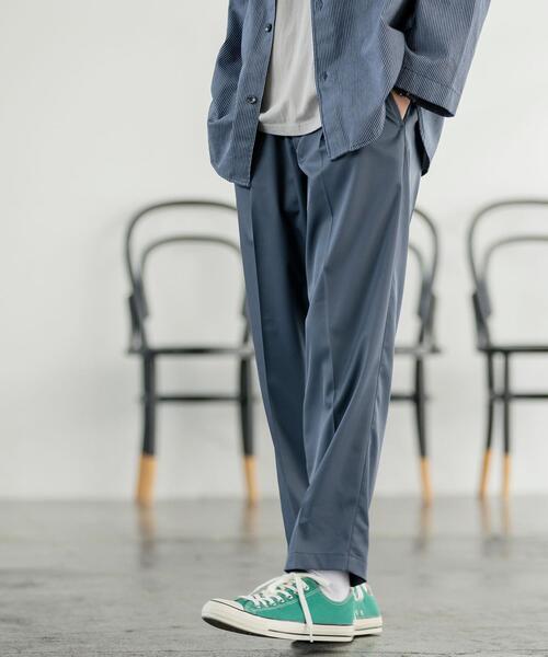 coen(コーエン)の「Wフェイスツイルタックイージーパンツ(スラックス・メンズ・ブラック/ベージュ/ネイビー/グレー・SMALL/MEDIUM/LARGE/X-LARGE)」の22枚目の写真