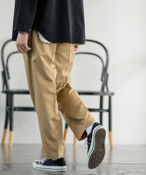 coen(コーエン)の「Wフェイスツイルタックイージーパンツ(スラックス・メンズ・ブラック/ベージュ/ネイビー/グレー・SMALL/MEDIUM/LARGE/X-LARGE)」の16枚目の写真