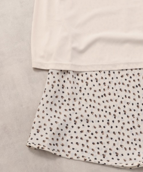 LOWRYS FARM(ローリーズファーム)の「ヒョウガラフレアスカート 217197(スカート・レディース・アイボリー/ブルー/ブラック/ブラウン・FREE)」の12枚目の写真