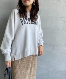 MICA&DEAL | [MICA&DEAL/マイカアンドディール] 別注 ワイドシルエット カレッジロゴスウェット(スウェット)