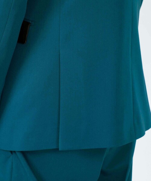 Education from Youngmachines（エデュケーションフロムヤングマシーン）の「【Education from Youngmachines】シンセティックレザースイッチ ピークドダブルジャケット（テーラードジャケット・メンズ・ブラック/グリーン・M/S/L）」の13枚目の写真