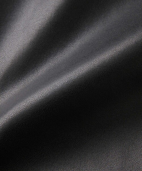 Education from Youngmachines（エデュケーションフロムヤングマシーン）の「【Education from Youngmachines】シンセティックレザースイッチ ピークドダブルジャケット（テーラードジャケット・メンズ・ブラック/グリーン・M/S/L）」の19枚目の写真