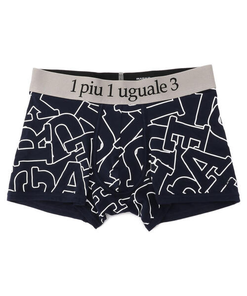 1piu1uguale3 RELAX（ウノピュウノウグァーレトレリラックス）の「1PIU1UGUALE3 RELAX/ウノピゥ ウノ ウグァーレ トレ リラックス/DIAGONAL LOGO BOXER（ボクサーパンツ・メンズ・ブラック/ネイビー/レッド・MEDIUM/LARGE）」の15枚目の写真