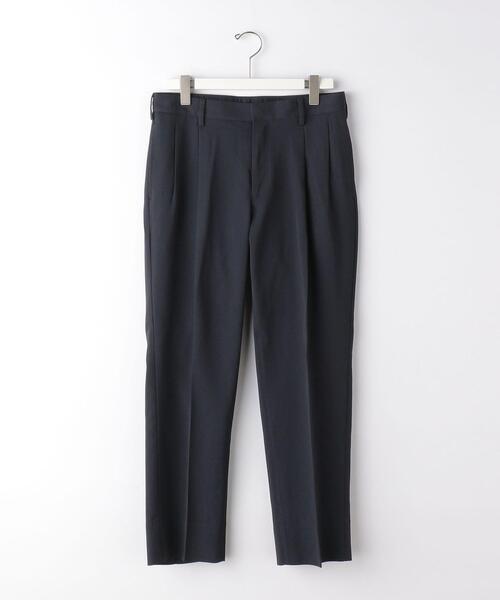 green label relaxing（グリーンレーベルリラクシング）の「＜green label relaxing＞テクノカルゼ ワイド 2プリーツ テーパード パンツ（その他パンツ・メンズ・ネイビー/モカ・S/M/L/XL）」の10枚目の写真
