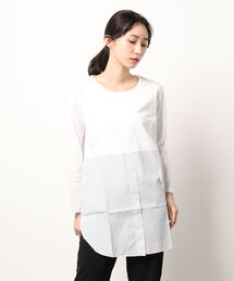 human woman | ◆オーガニックコットン　ドッキングプルオーバー(Tシャツ/カットソー)