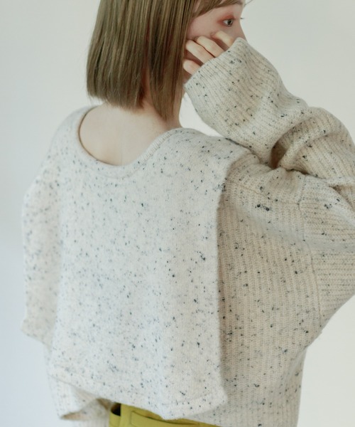 Kastane(カスタネ)の「【新色追加】襟付きクロップドカーディガン(カーディガン/ボレロ・レディース・ホワイト系その他/モカ/アイボリー/オフホワイト/ブラック・FREE)」の16枚目の写真