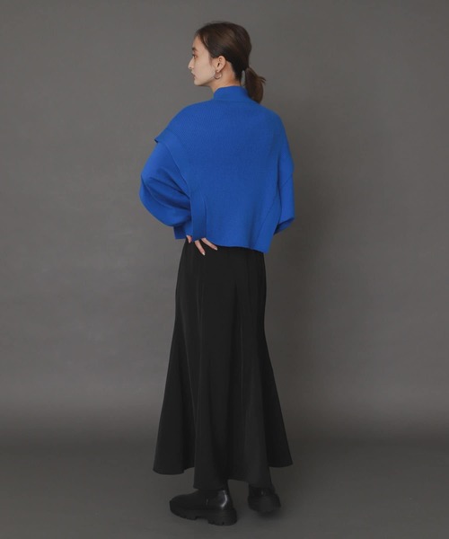 SENSE OF PLACE by URBAN RESEARCH(センスオブプレイスバイアーバンリサーチ)の「サテンマーメイドスカート(スカート・レディース・ブラウン/ライトベージュ/ブラック・ONE)」の11枚目の写真