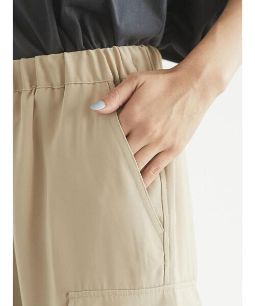 Green　Parks（グリーンパークス）の「2WAY アラジンカーゴパンツ＊（その他パンツ・レディース・ブラック/ベージュ・FREE）」の3枚目の写真