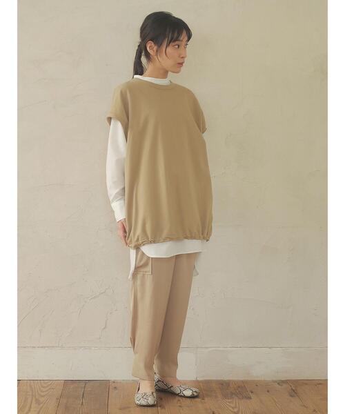 Green　Parks（グリーンパークス）の「2WAY アラジンカーゴパンツ＊（その他パンツ・レディース・ブラック/ベージュ・FREE）」の18枚目の写真