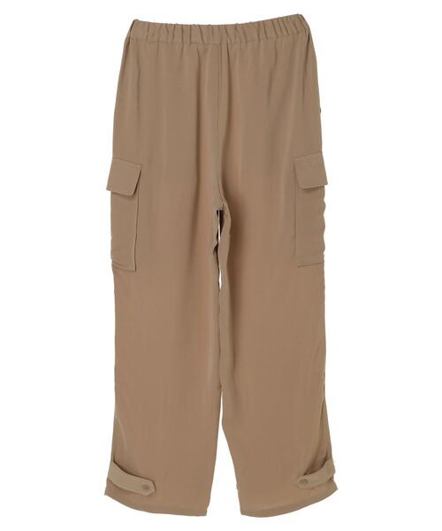 Green　Parks（グリーンパークス）の「2WAY アラジンカーゴパンツ＊（その他パンツ・レディース・ブラック/ベージュ・FREE）」の15枚目の写真