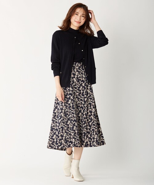 J.PRESS(ジェイプレス)の「【洗える】KNIT BASIC ニット(ニット/セーター・レディース・ブラウン系/ダルブルー系/ライトグレー系/ワイン系/ネイビー系・T15/T13)」の14枚目の写真