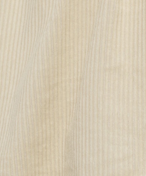 mysty woman(ミスティウーマン)の「ウエストマークコーデュロイシャツ 227708(シャツ/ブラウス・レディース・ダークグリーン/アイボリー/チャコール・FREE)」の22枚目の写真