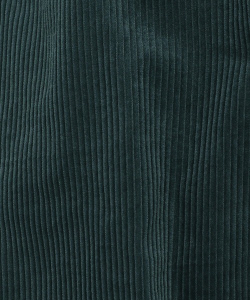 mysty woman(ミスティウーマン)の「ウエストマークコーデュロイシャツ 227708(シャツ/ブラウス・レディース・ダークグリーン/アイボリー/チャコール・FREE)」の14枚目の写真