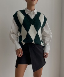 Avvenente | 【Avvenente】ビッグニットベスト(ベスト)